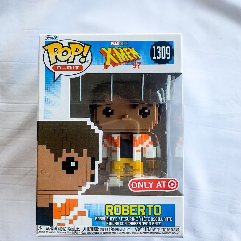Funko Pop! 8-Bit Roberto  #1309 X-Men '97 Marvel Studios Target Exclusive